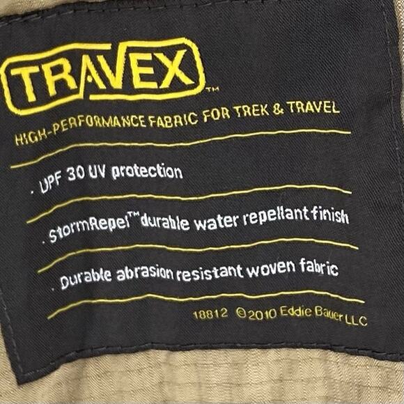 Eddie Bauer Mens Small Tan Utility Safari Travex Vest - Picture 4 of 13